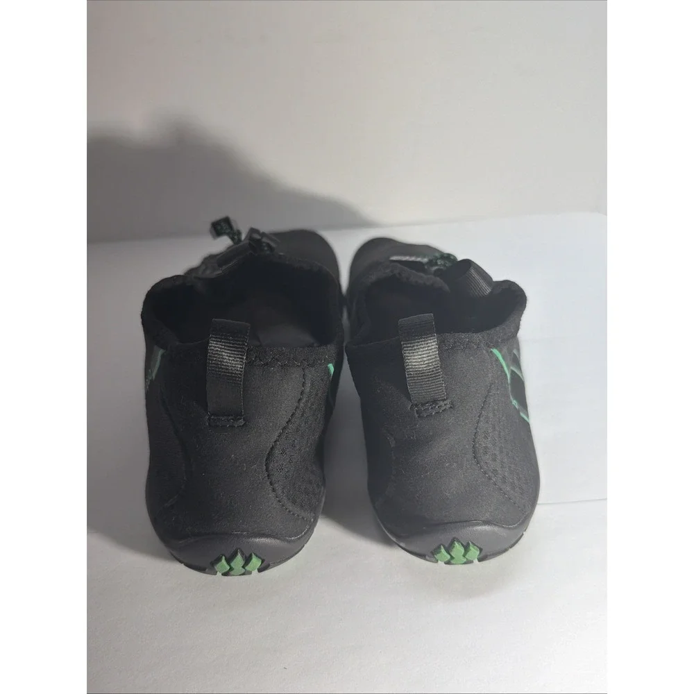 Racqua Mens 9 Black Green Lightweight Quick Dry Breathable Lace Up Water Swim‎